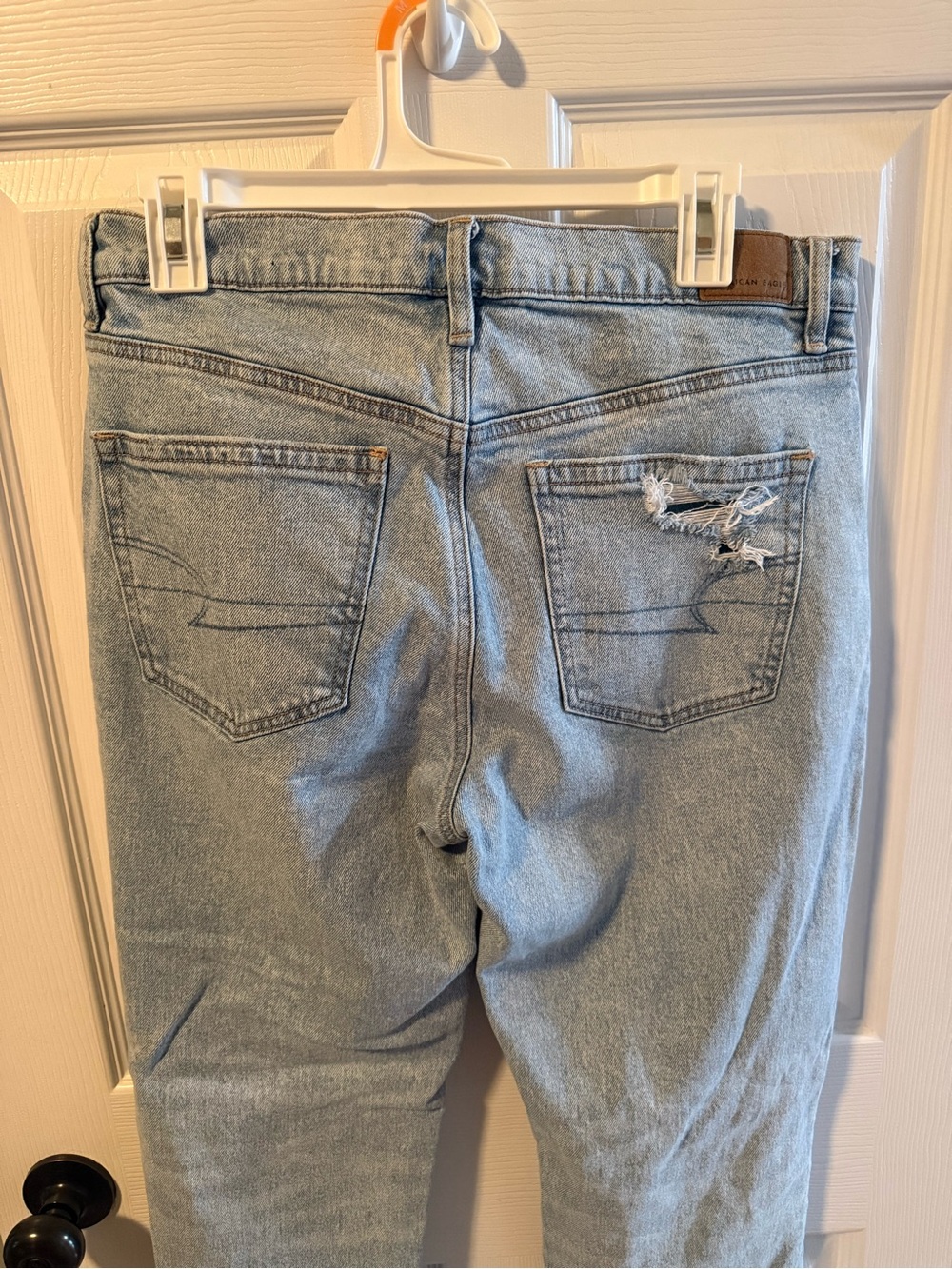 Women’s American Eagle Jeans Size 10 Super High Rise Ankle Straight